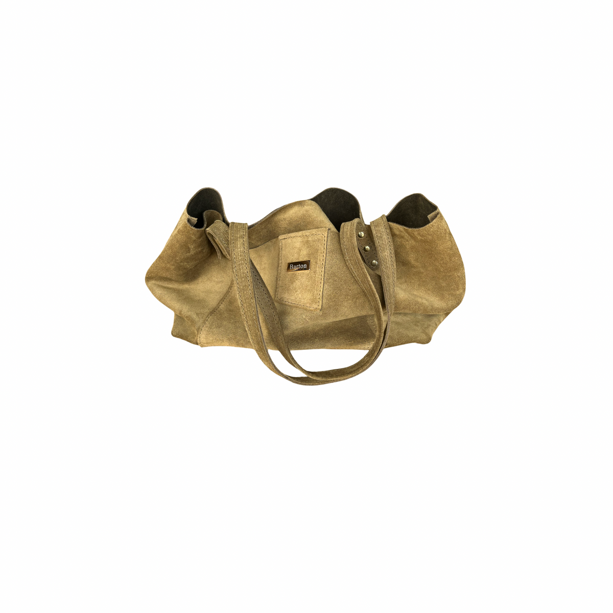 Olive Green Leather Tote
